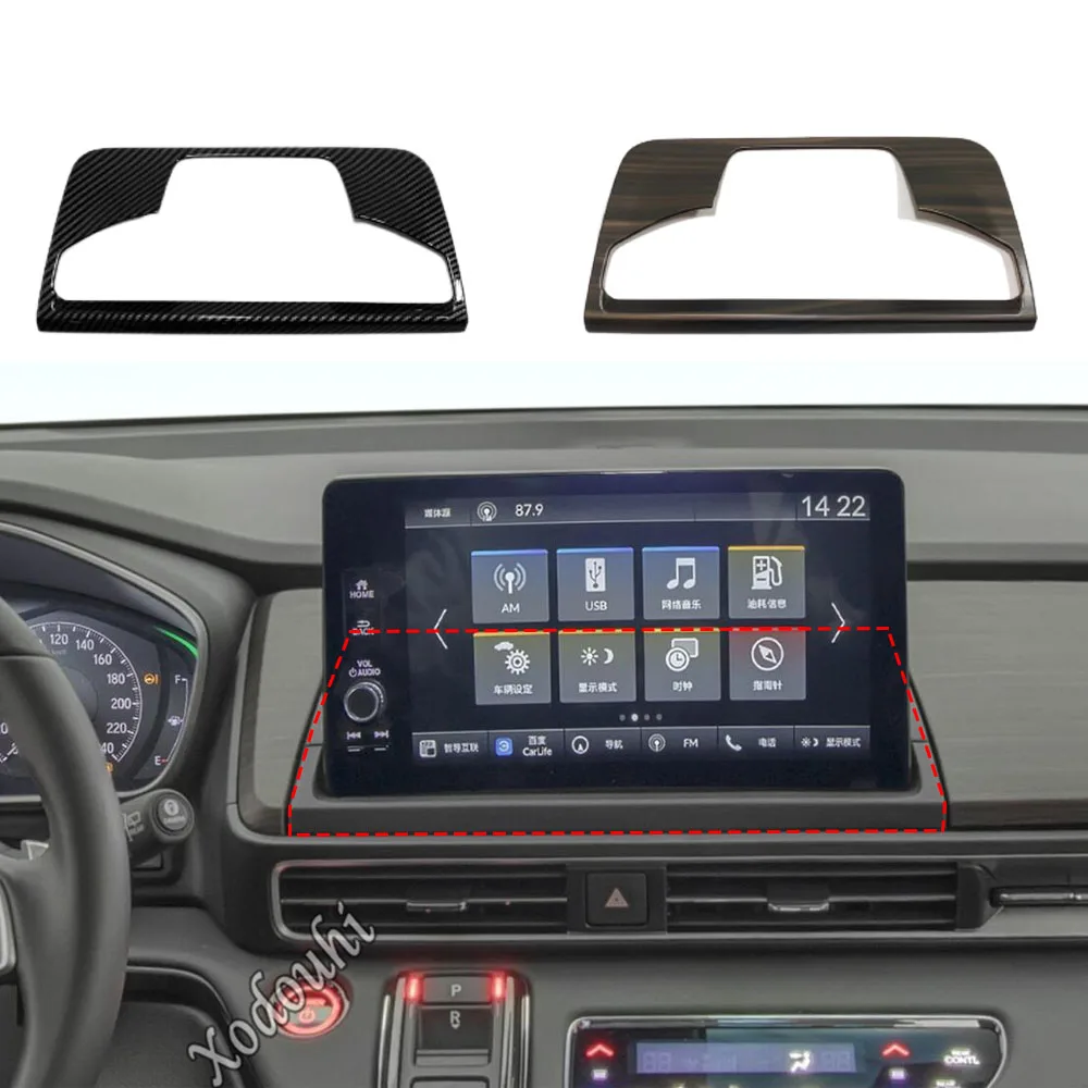 

For Honda Odyssey 2022 2023 2024 Car Styling Interior Center Console Navigation Trim Frame Accessories Decoration Stickers