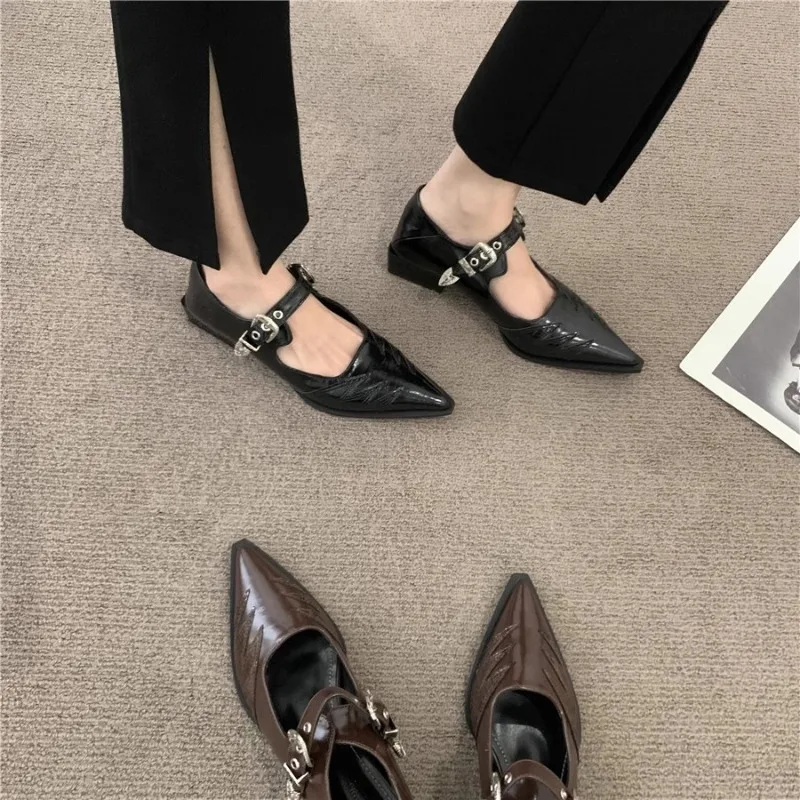 Women Pumps 2024 New Summer Pointed Toe High Heels Shoes for Women Fashion Shallow Casual High Heels Women Sexy Mary Jane Shoes