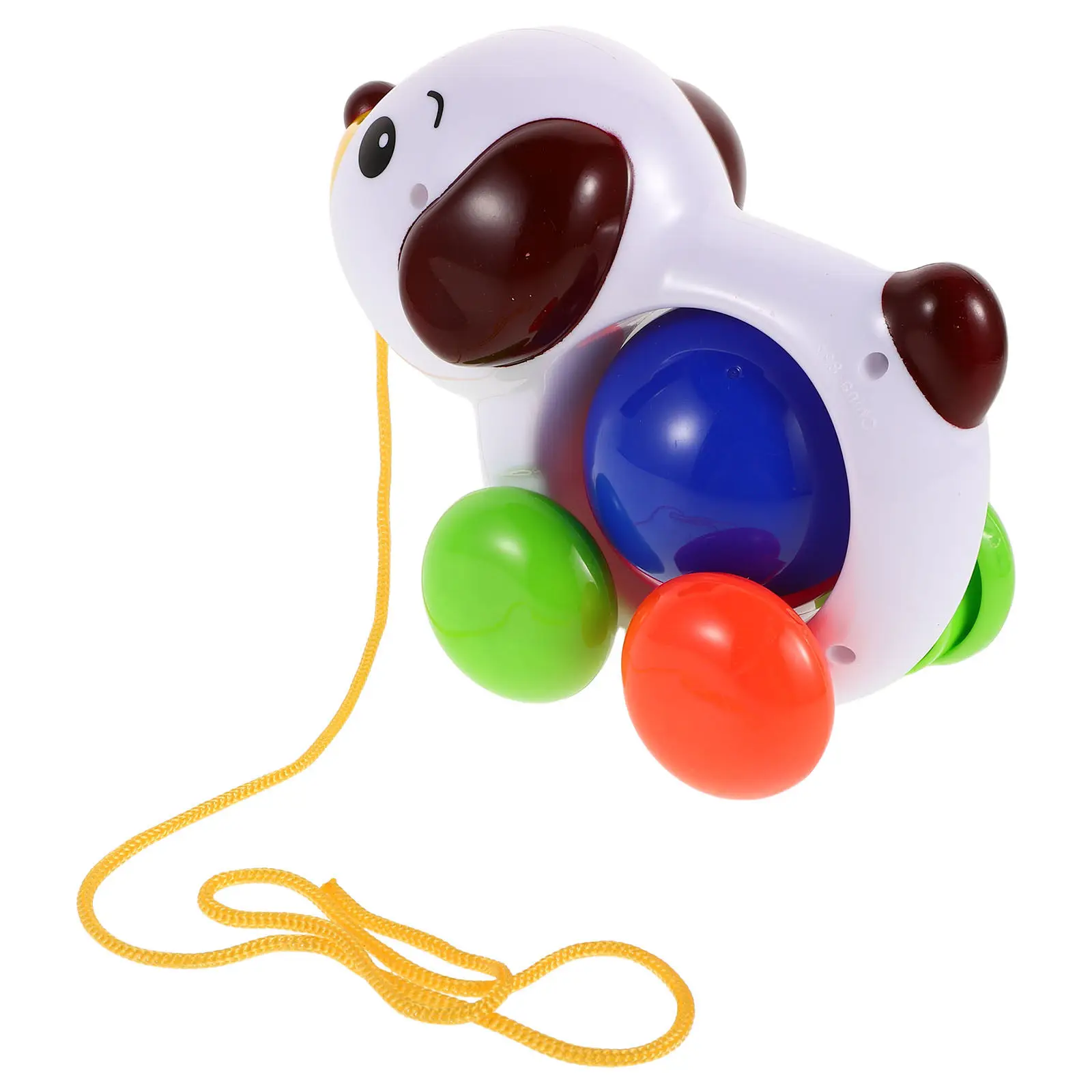 Pull Along Dog Toy with String for Baby Toddler Walking Activity Early Learning Development Gift