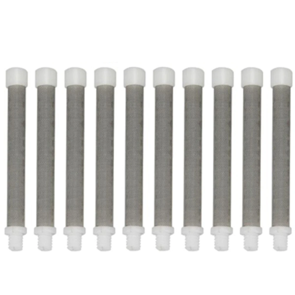 10Pc Airless Filter 60 Mesh Airless Filter 304 Stainless Steel for Airless Paint Resistance