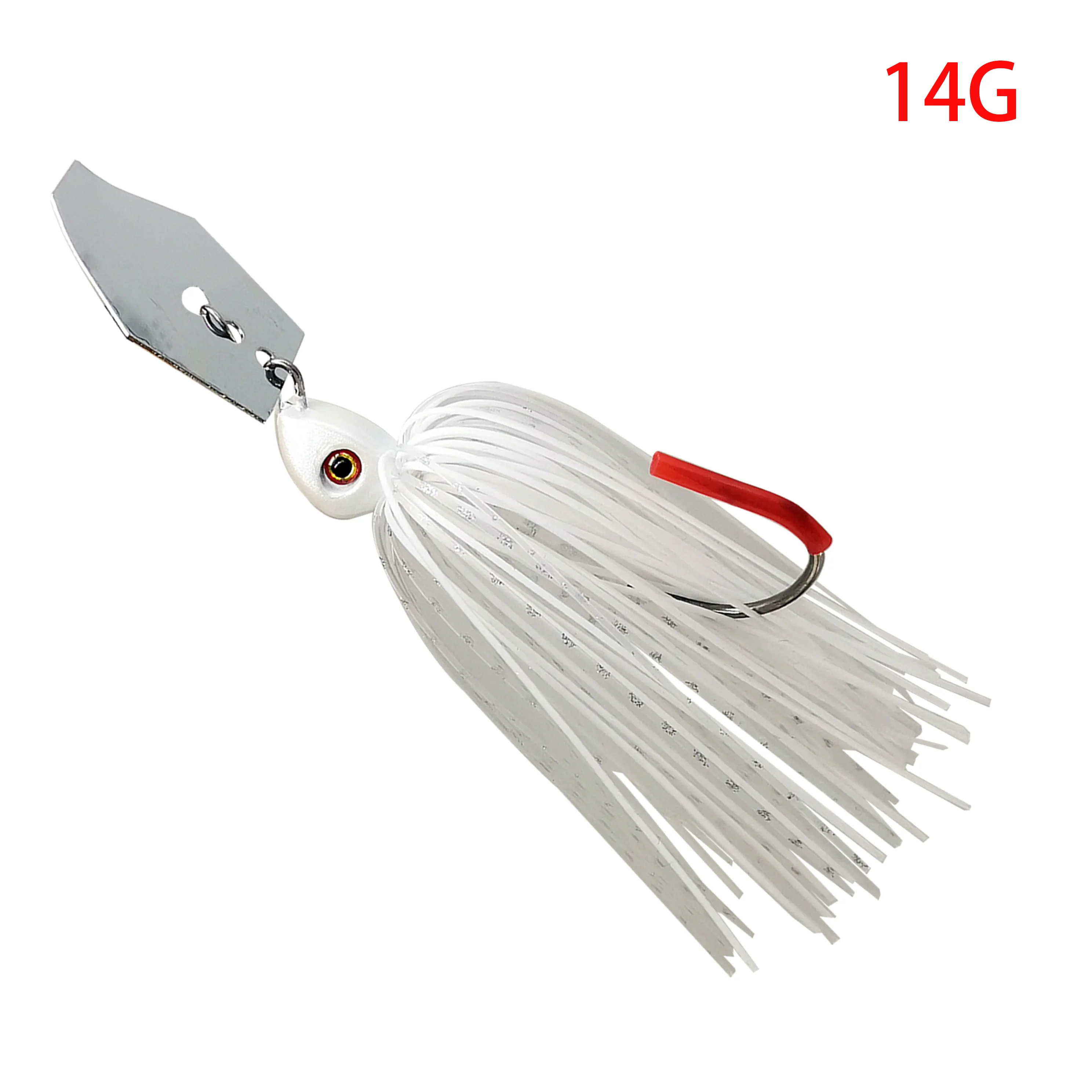 2022 New Arrival 14G Chatter Bait Big Blade Swim Jig Dancer Spinner Bait fishing lure Buzzbait wobbler rubber skirt