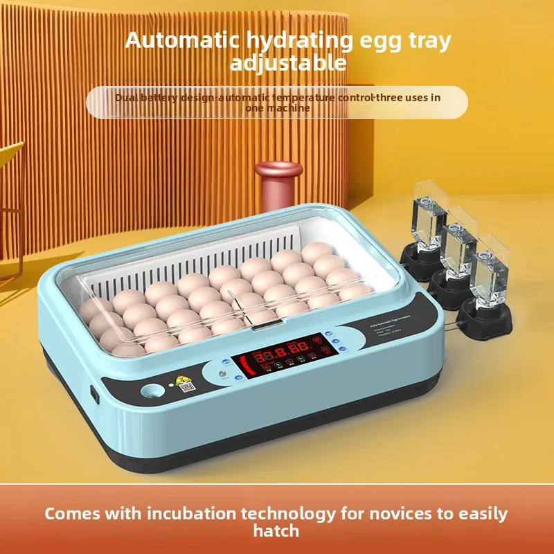 

Intelligent Small Household Incubator for Chickens, Ducks, Geese, and Pigeon Egg Hatching