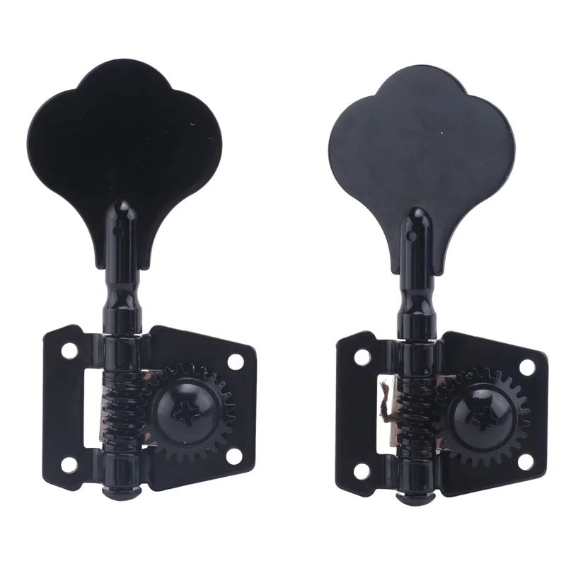 Clavijas de afinación de guitarra AC52-4Pcs, clavija afinadora de bajo eléctrico, clavijas de afinación de engranajes abiertos, cabezales de máquina para Fender Jazz Bass Guitar