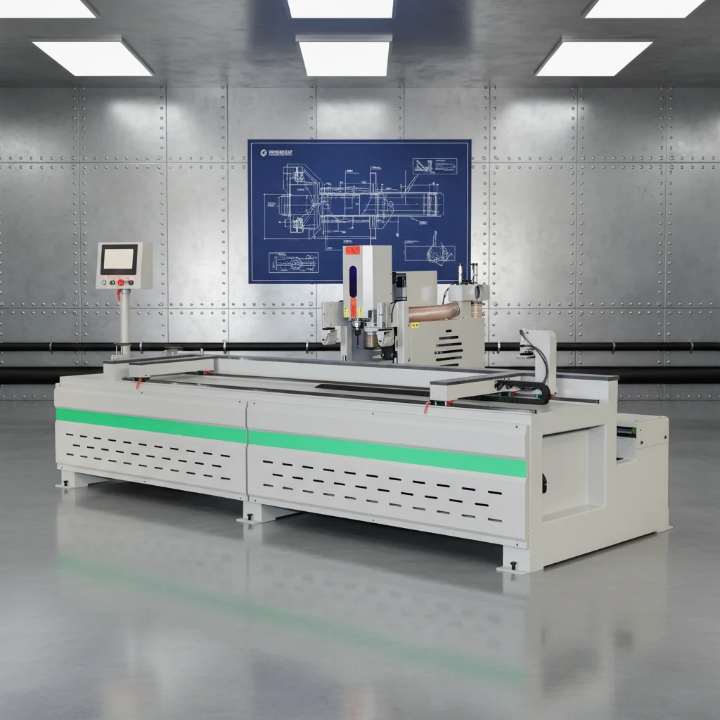 Automatic Woodworking Machine for Door Hole Hinge Mortising Tenon & Slot Drilling CNC DoorMachine