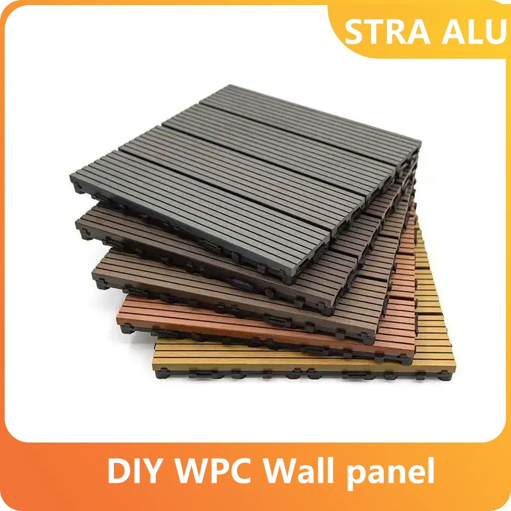 

(11 pcs)DIY Interlocking Floor Tiles 12x12 Inch Waterproof Snap Lock System, EVA Foam Backing for Garage/Balcony