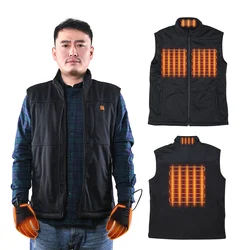 Gilet Unisex con rivestimento per gilet riscaldato sottile da uomo e guanti riscaldati da sci invernale da uomo fodera per gilet riscaldato elettrico da donna