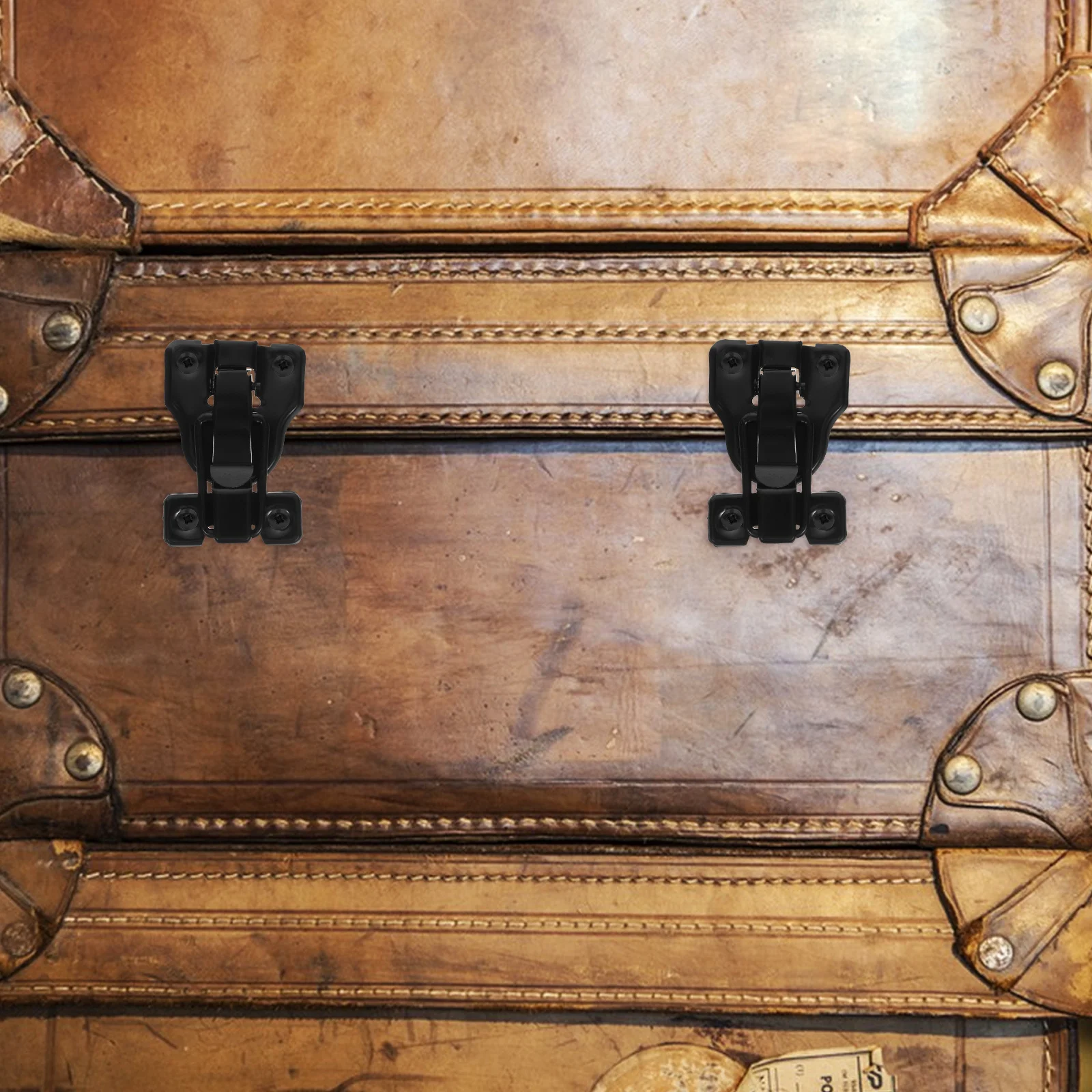 

6Pcs Duckbilled Hasps Toggle Latch Vintage Style Secure Box Catch Jewelry Cabinet Toolbox Lock Metal Latches Hardware
