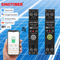 WIFI Overvoltage And Undervoltage Protector Photovoltaic Bidirectional Energy Meter KWH Metering Time Switch Leakage Protection