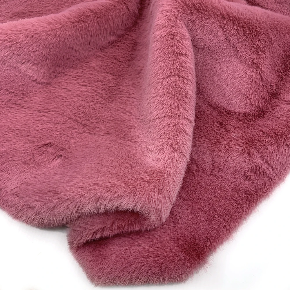 Größe 50 x 50 cm, imitiert Kaninchenfell-Plüschstoff, verdicktes Polyester, künstliche Wolle, Puppe, Baumwollpuppenmaterial, dekorative Polsterung