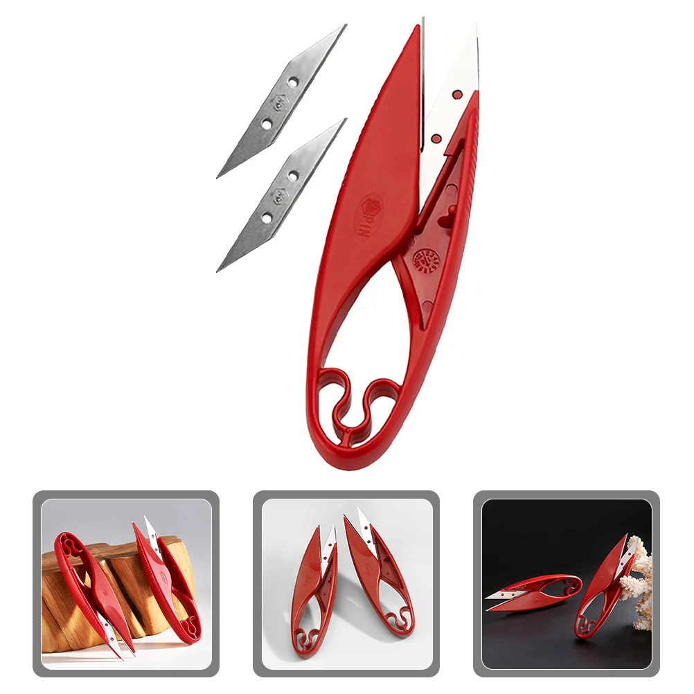 

1Set Sewing Scissors Stainless Steel Fabric Shears for Tailoring Craft Cutting Thread Paper Portable Sharp Reliable Tool