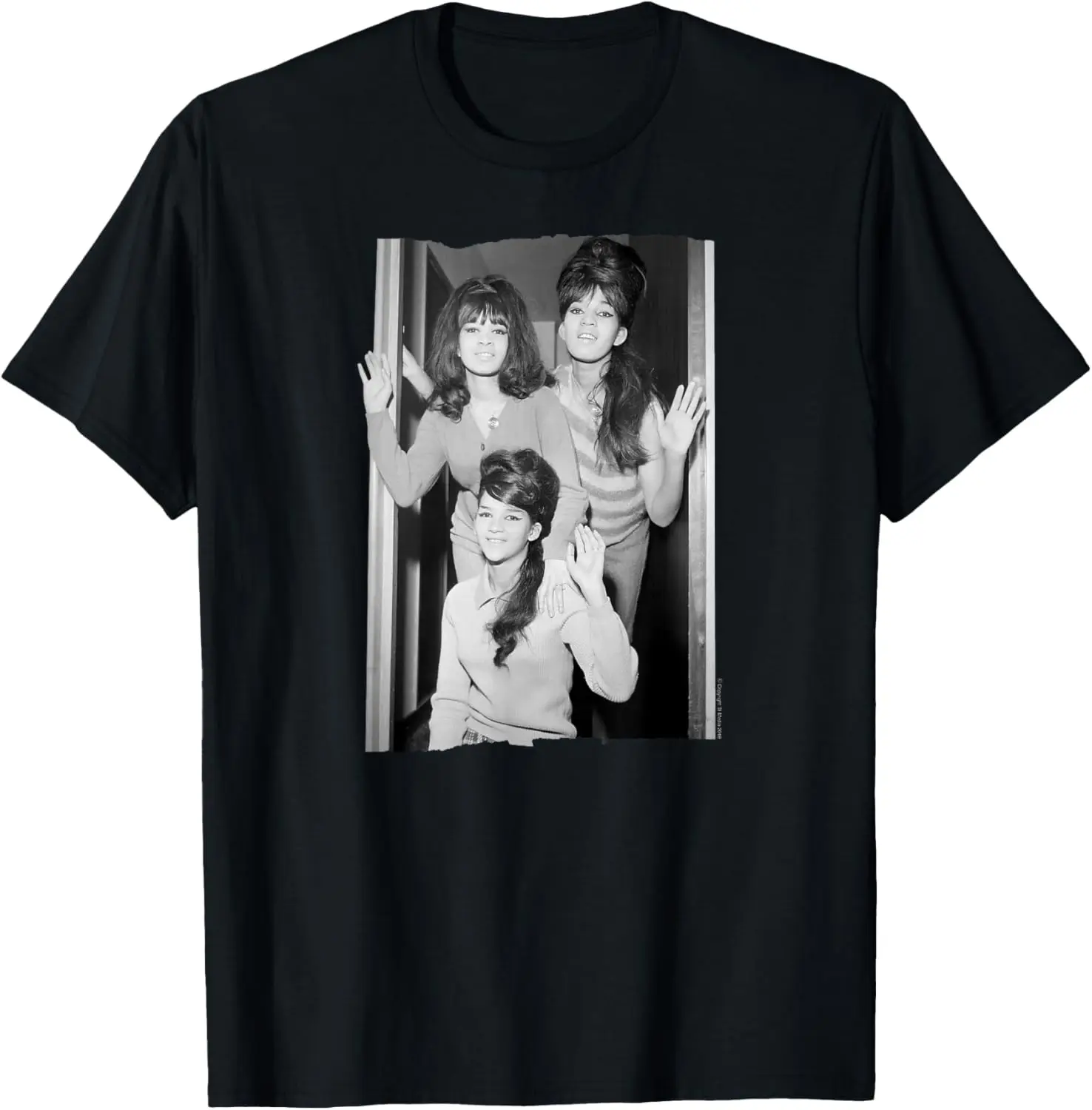 The Ronettes Wave T-Shirt 100% Cotton Trendy Y2K Short-Sleeve Tee-Soft, Quick-Drying, Moisture-Wicking; Ideal Sports Casual