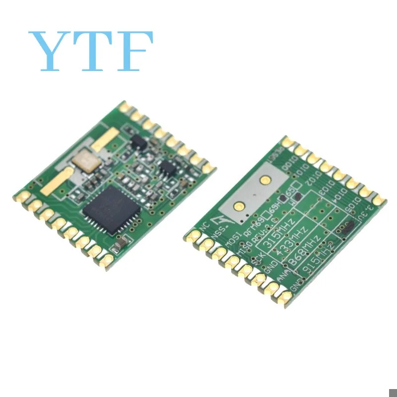 RFM69W RFM69 | 433MHZ | 868MHZ | 915MHZ módulo transceptor FSK 20dBm frecuencia
