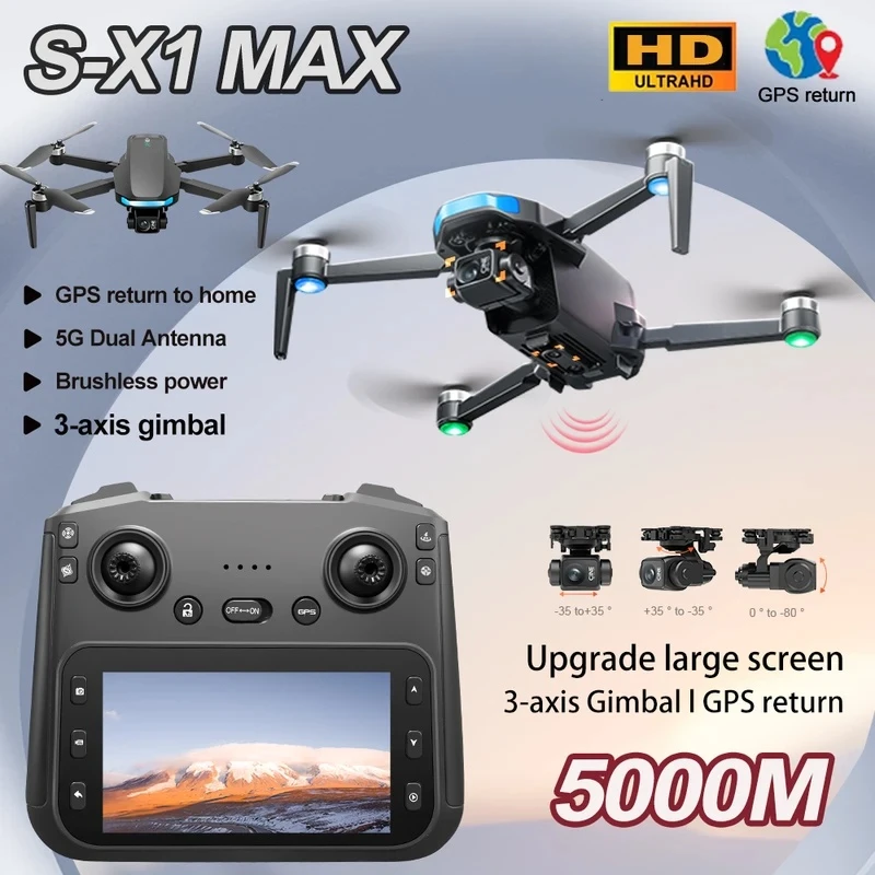 S-X1 Max Gps Drone … - image
