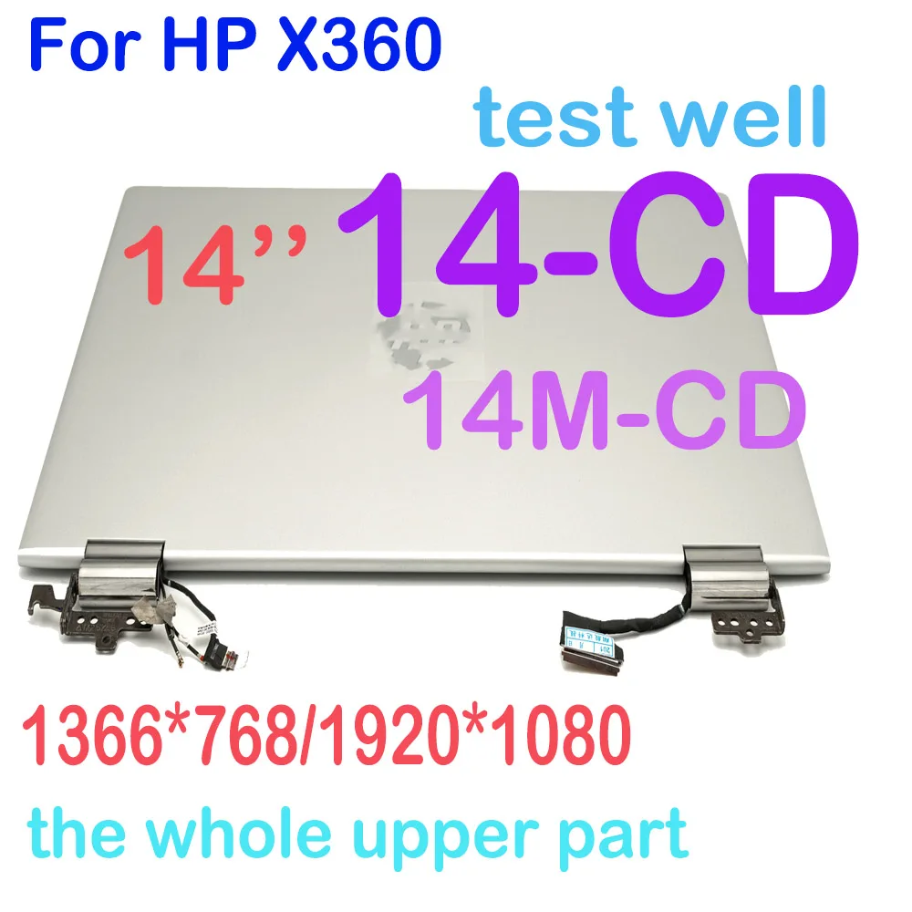 

14.0'' LCD Touch Screen Digitizer Complete Assembly For HP Pavilion x360 14-CD 14M-CD0001DX 14T-CD000 14m-cd0001dx 14m-cd0006dx