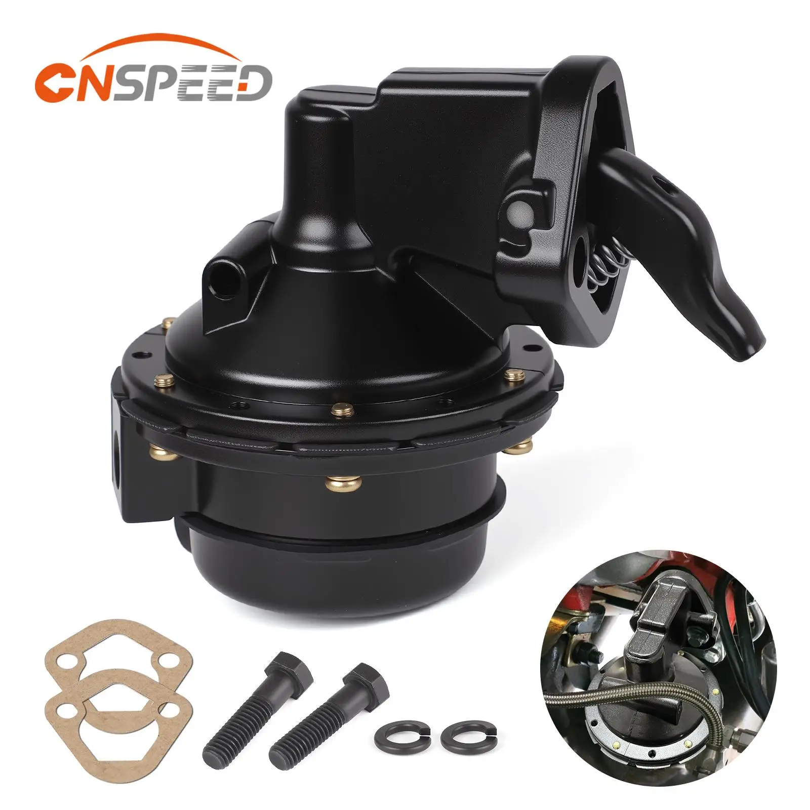 

CNSPEED Mechanical Fuel Pump Assy OE M4891 for Chevrolet Small Block Engine Displacement 267 283 302 305 307 327 348 350 400 409