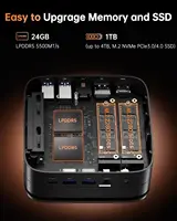 ACEMAGIC Ryzen 7 7735HS Gaming Mini PC 24GB LPDDR5 6400MHz 1TB NVMe SSD Radeon Graphics 8C 16T Desktop Computer 4K Triple Displa 5