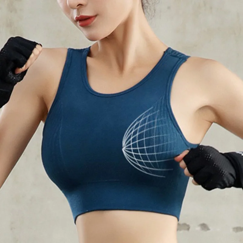 Cloud Hide Frauen Yoga Crop Top Sport-Bh Push-Up Unterwäsche Fitness Büstenhalter Bhs Athletische Weste Hemd Sport Laufsport