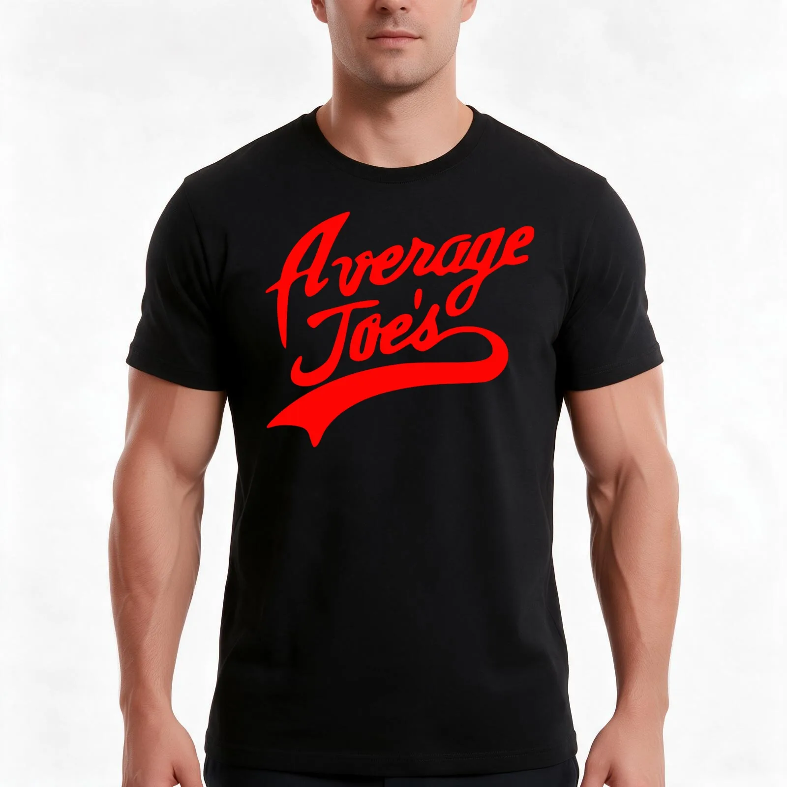 Dodgeball Average Joes T-Shirt, Summer Casual Cotton Tee, Oversized Streetwear Tops, Vintage Graphic Print, Unisex Men Women