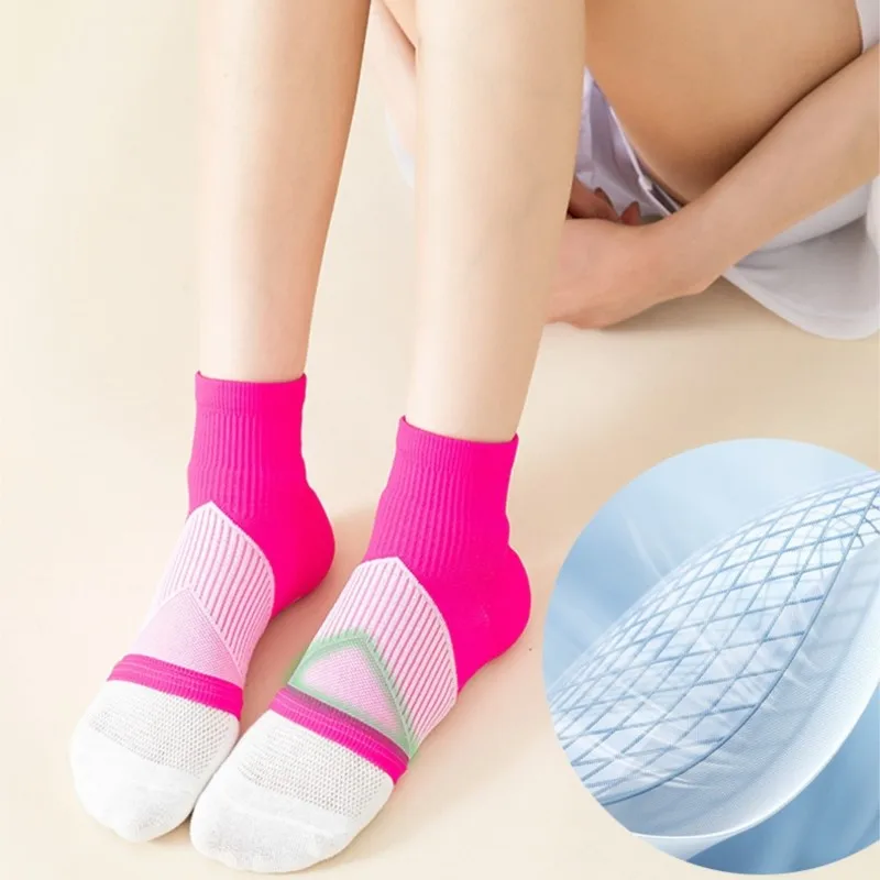 

Sock Leisure Athletic Sports Crew Dress Knitted Ankle Protection anti-sprain Dancing Skipping Rope Protection anti-sprain B2W1