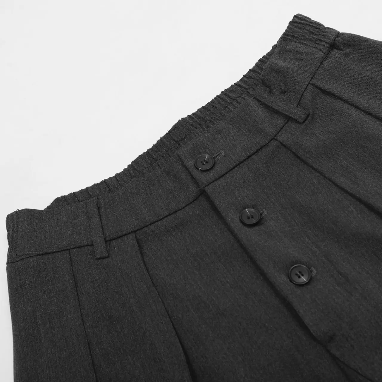 Cleanfit زر على الموضة دعوى بانت الرجال الشارع الشهير موضة خمر فضفاض عادية السراويل الفضفاضة النساء كبيرة الحجم واسعة الساق بانت بنطلون #5