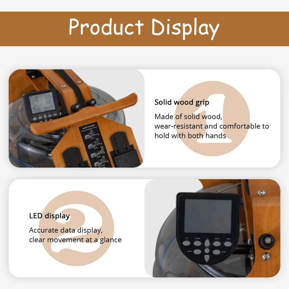 Factory Price Home Fitness Equipment Multifunctional Boat Sliding Machine Water Resistance Foldable Rowing Machine