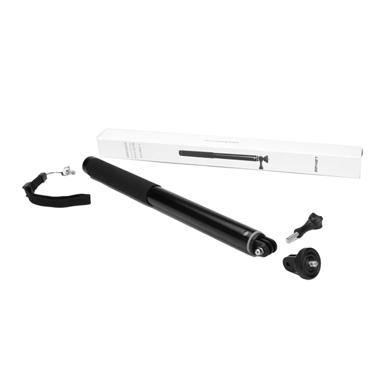 -RRKK LENVEE For 360 Sports Camera Gopro Extended Handheld Stick Extended Aluminum Alloy Selfie Stick Cell Phone Live Support Ro