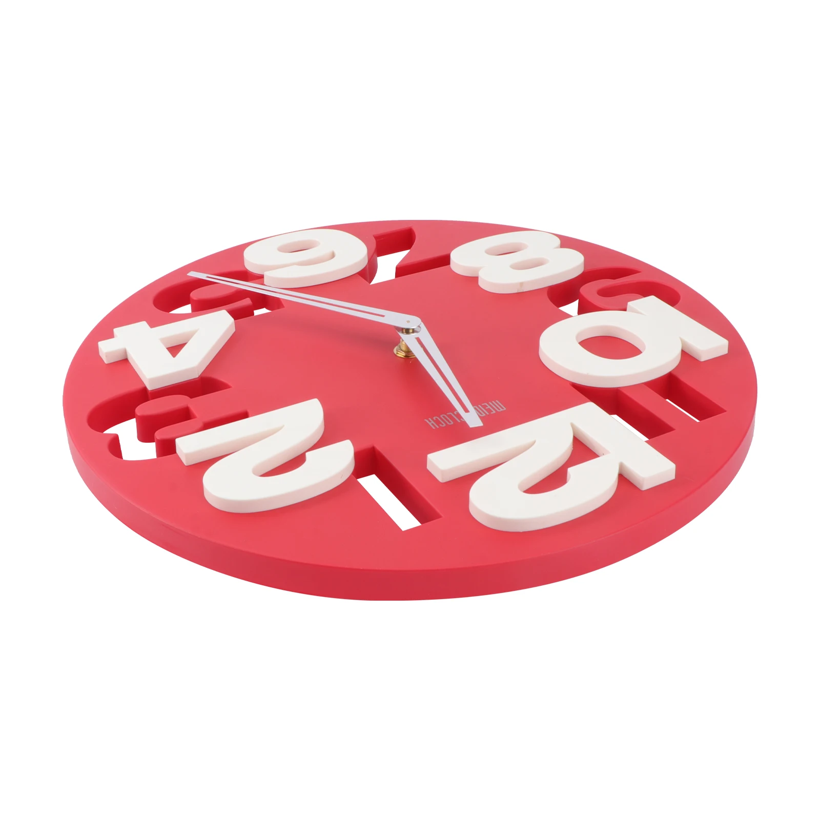 

Creative Round Wall Clock Office LED Vintage Decor Digital Modern Large 3D Oversized