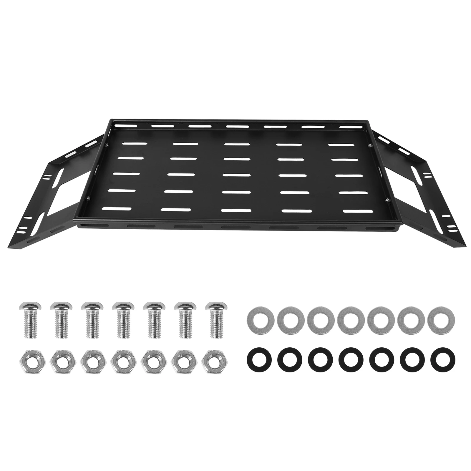 

Задний багажник, износостойкий автомобильный багажник, легкий органайзер со стальным лотком и защитой от царапин для 07-25 JK/JL Wrangler