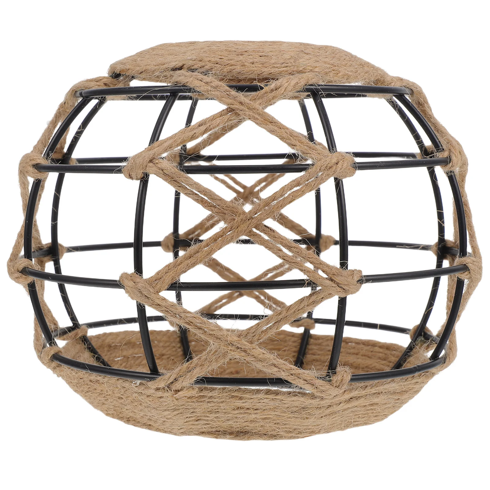 

Industrial Pendant Lamp Shade 42Mm E27 Vintage Iron Rattan Hanging Light Fixture for Dining Room Cafe Bedroom Decorative Ceiling