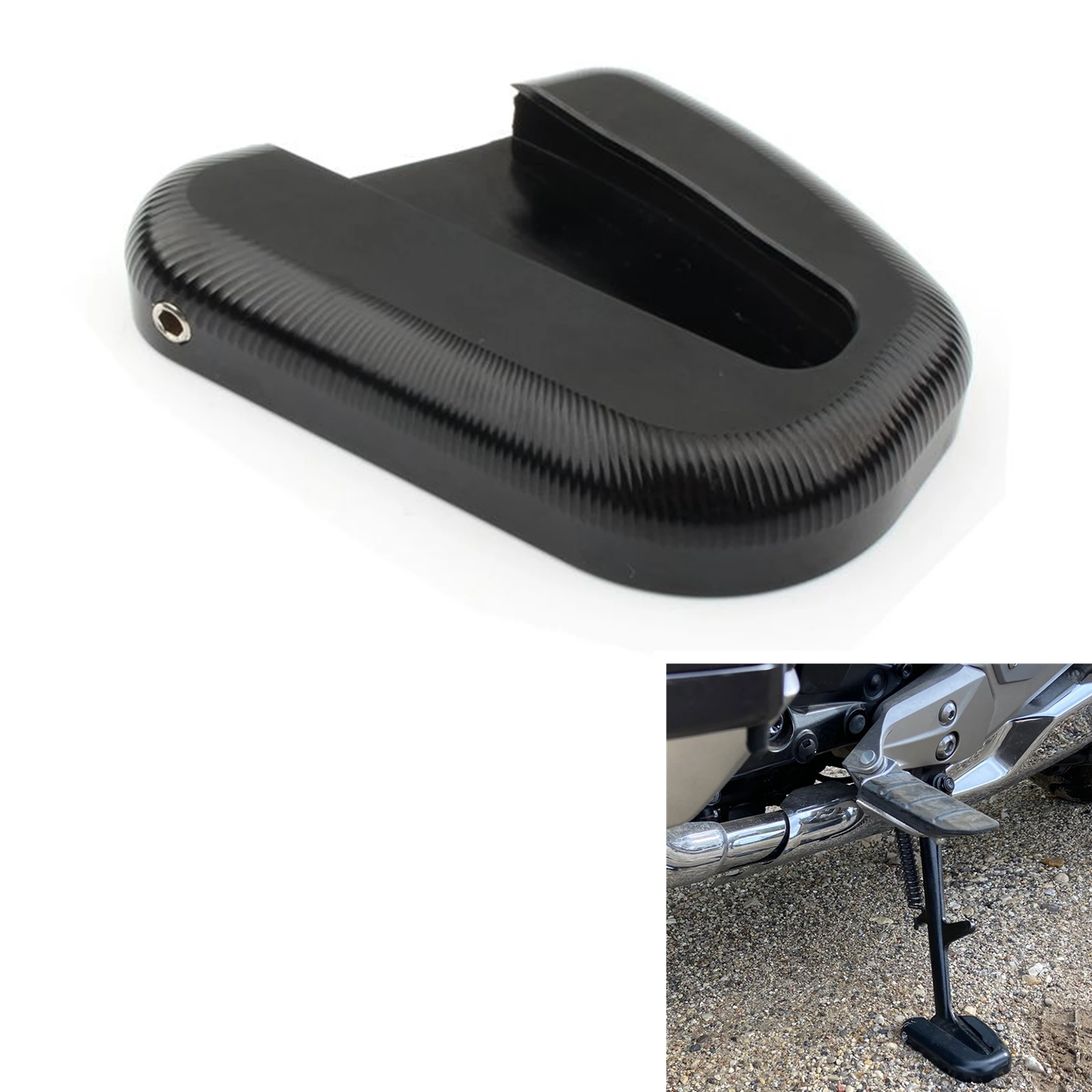 

For Honda Goldwing GL1800 2018-2023 Kickstand Pad Side Stand Enlarge Plate Foot Padal Rest Cover