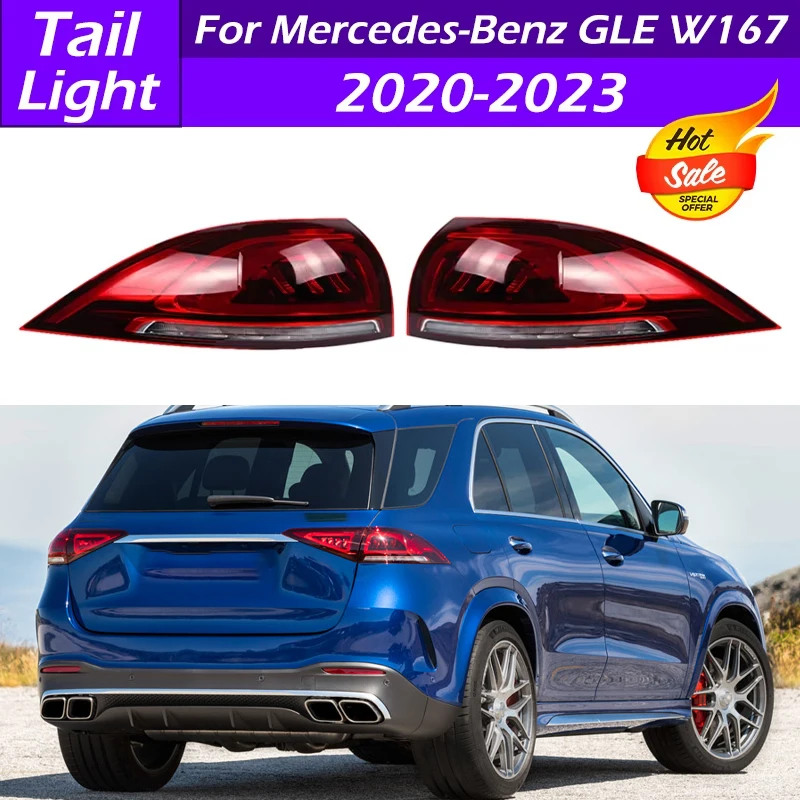LED Tail Light For Mercedes-Benz GLE W167 2020 2021 2022 2023 Rear
