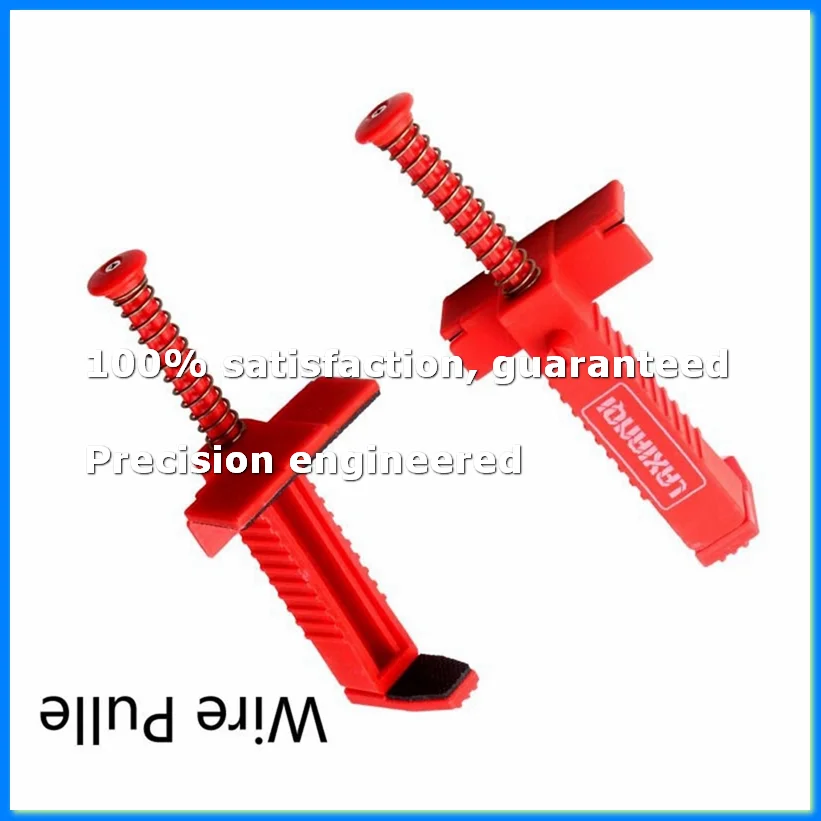 Brick Leveling Line Runner Bricklaying Measuring Drawing Leveler Construction Masonry Building Wire Puller Tools, Red-A69M