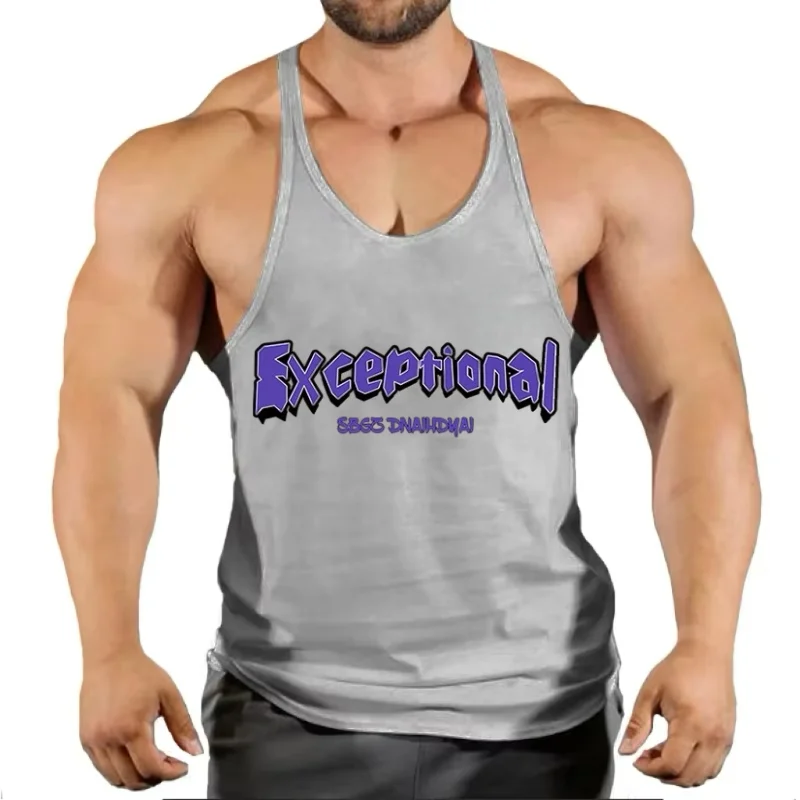 

Hommes Stringer Vêtements Fitness - Maillots Musculation, Bretelles Fines Y-Dos, Coton Gym, Hauts Sportifs, Gilets Entra Comunement