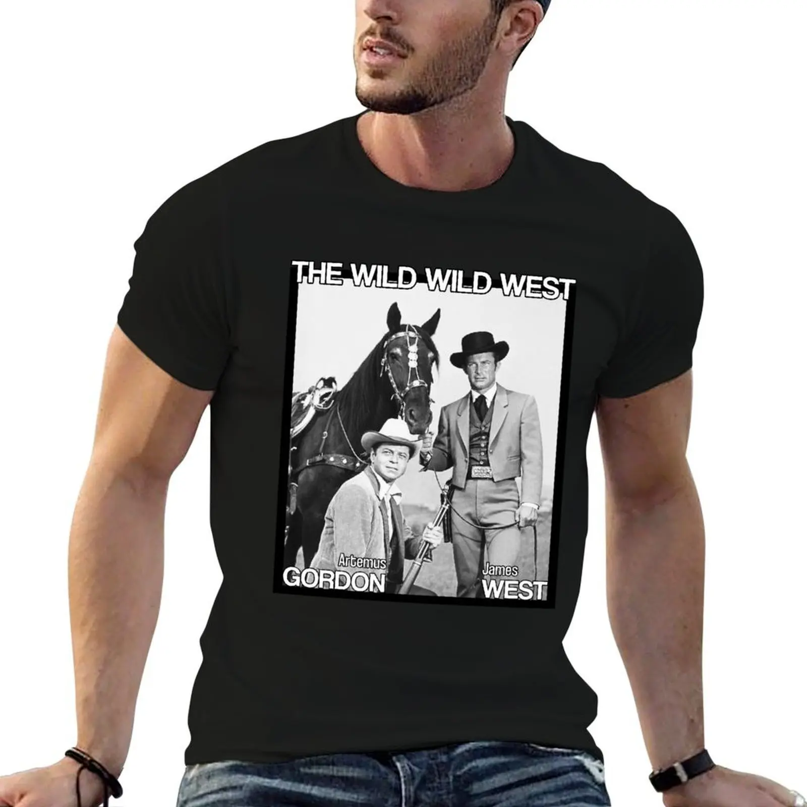 

Poster The Wild Wild West T-Shirt t shirt man luxury printed t shirts for man t shirt man casual T-shirt