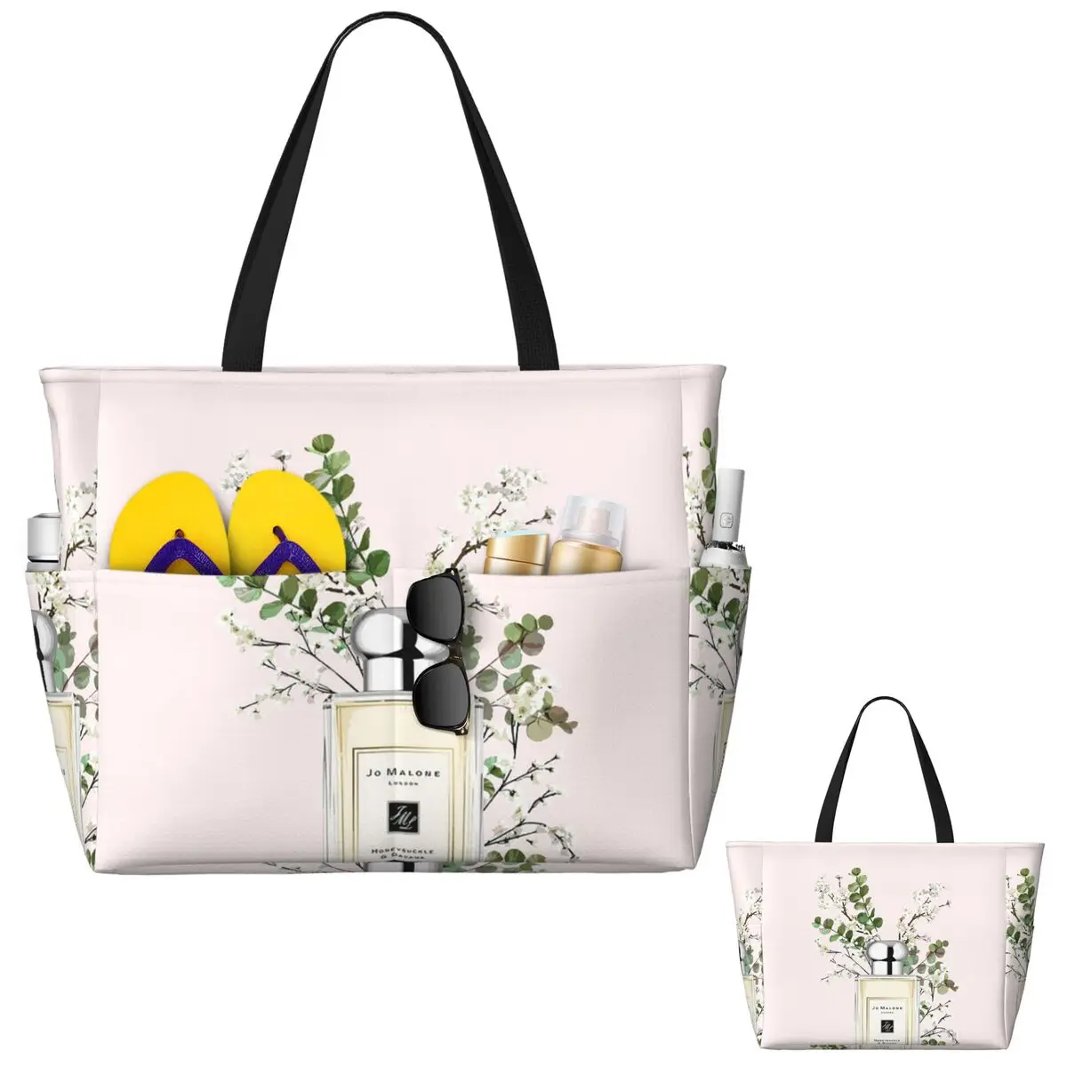 

Jo Malon Beach Tote Bag Sport Gym Yoga Duffle Large Tote Bag Women Travel Bag Fitness bag