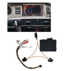 Car Bluetooth Music Aux Audio Input Old 2GMMI Bluetooth Music Parts For  A6L A8L Q7 Audio Fiber Decoder Box For Android