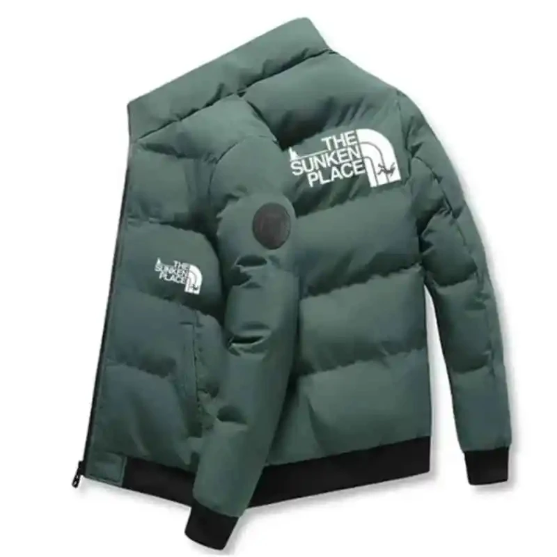 

Пальто мужское зимнее хлопковое, уличная модная повседневная теплая куртка, ветрозащитное пальто, повседневная куртка