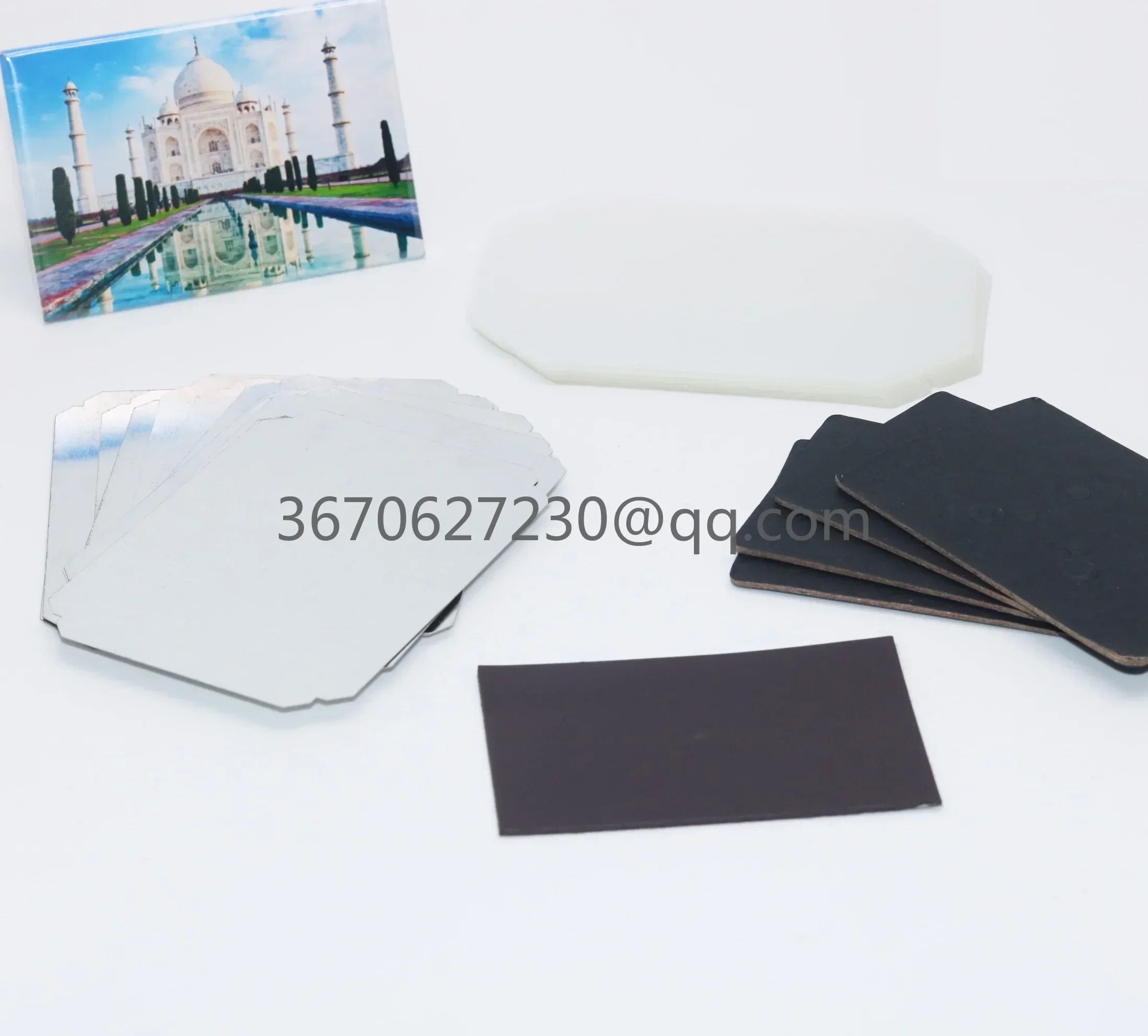 80*53mm Rectangular Button Fridge Magnet Making Machine Kit with Paper Cutter and 500sets Materials