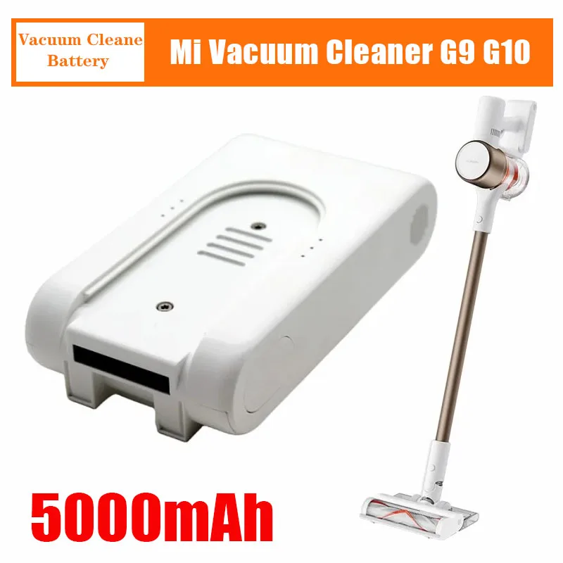 

25.2V 5000mAh Rechargeable Lithium-Ion Battery Pack for Xiaomi Mijia G9 G10 Wireless Vacuum Cleaner 3000mAh Accessories