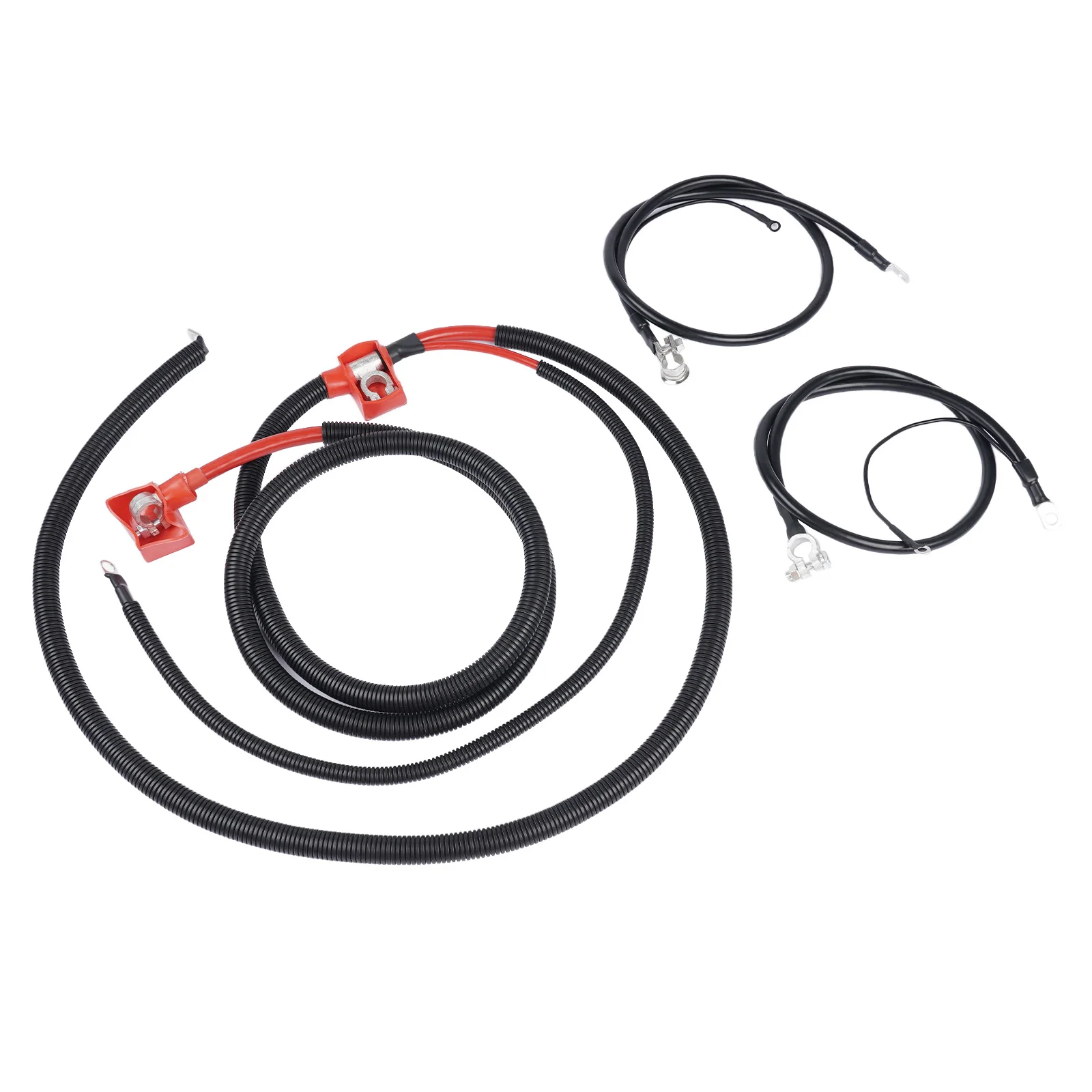 AP03 Positive & Negative Starter Battery Cable Kit for Ford F-250 F-350 7.3L Diesel 1994-1997 F5TZ14301A F5TZ14300B view 6