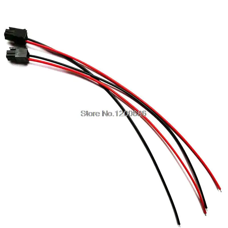 15CM 18AWG Male Female Pigtail Each End 15CM Molex 430250400 4 Pin Molex Micro-Fit 3.0 dual row cable Pin 1 (+) and pin 3 (-)