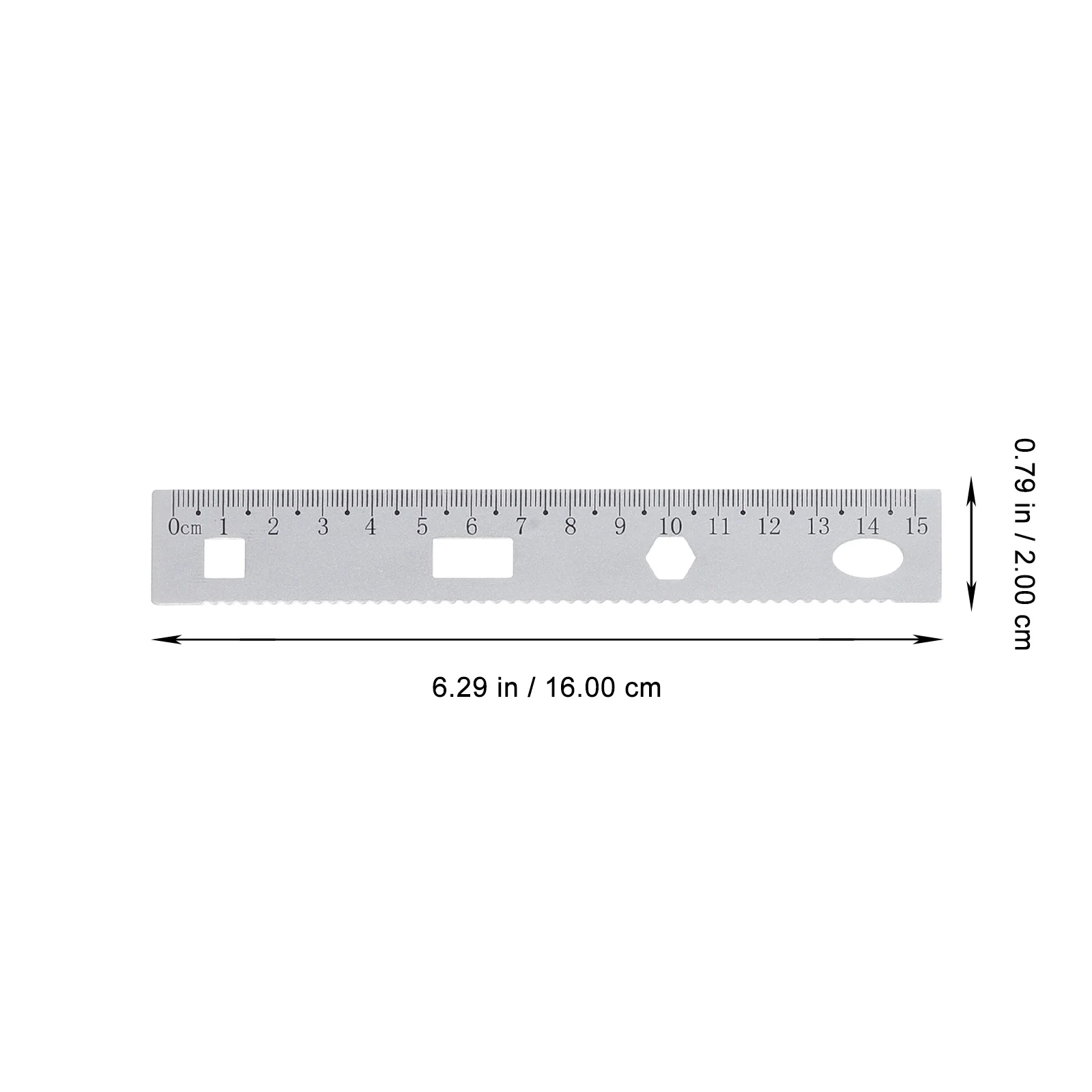 

4pcs Metal Ruler Set Stainless Steel Geometry Tools For Students School Stationery Kit Triangle Plate Protractor Straight Edge