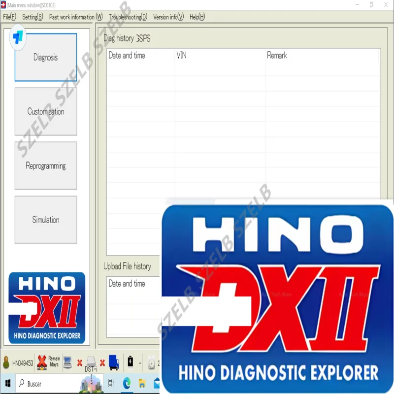 Newst Hino Diagnostic eXplorer II- Hino DX2 1.22.3 DXII+ unlock Keygen + Database Diagnostic Solution Medium & Heavy Duty Truck