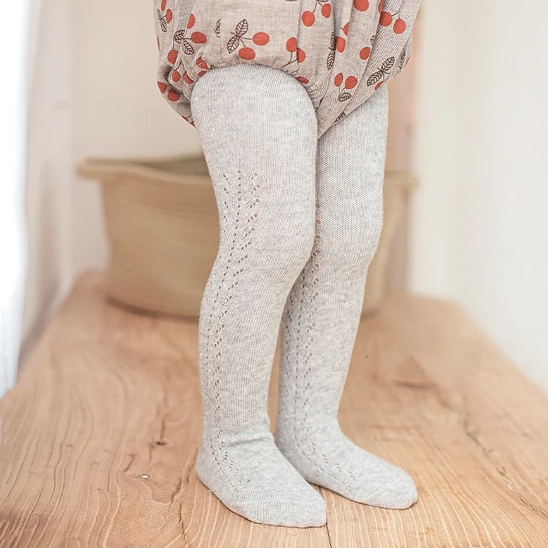 Newborn Baby Tights For Girls Spring Autumn Solid Soft Knitted Toddler Leggings Princess Kids Girl Pantyhose 0 to 4 Years Tight