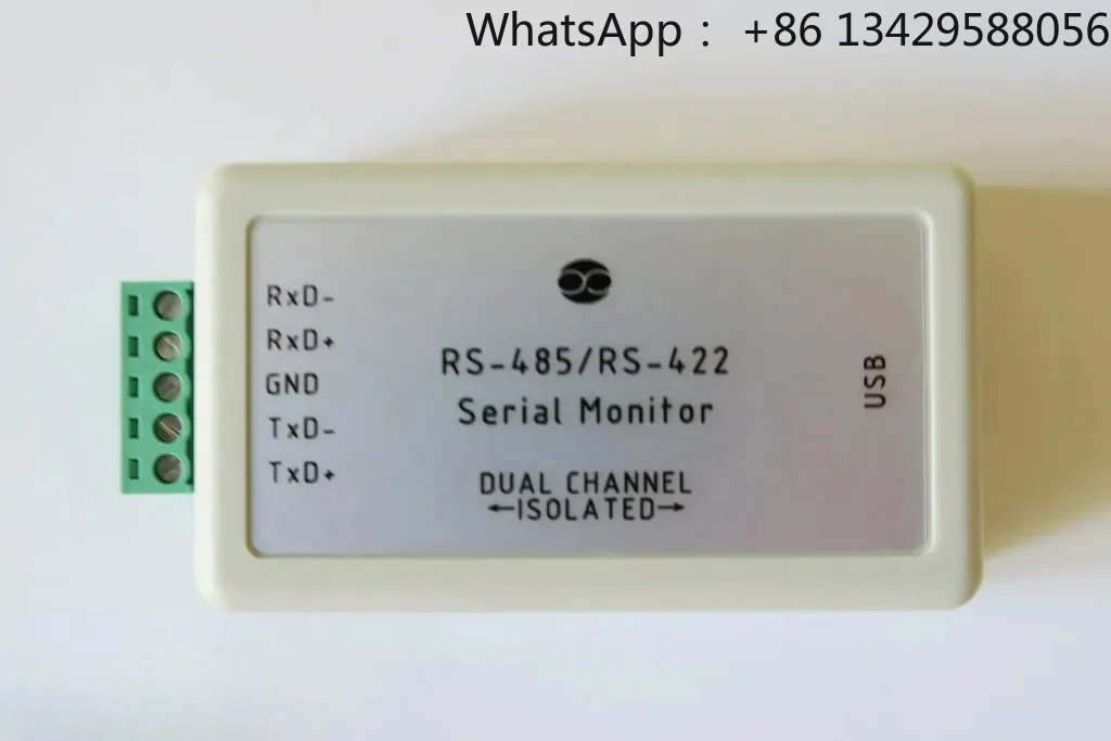 RS485 RS422 Serial Port Monitor Sniffer Debug Tool for Communication Data Logging