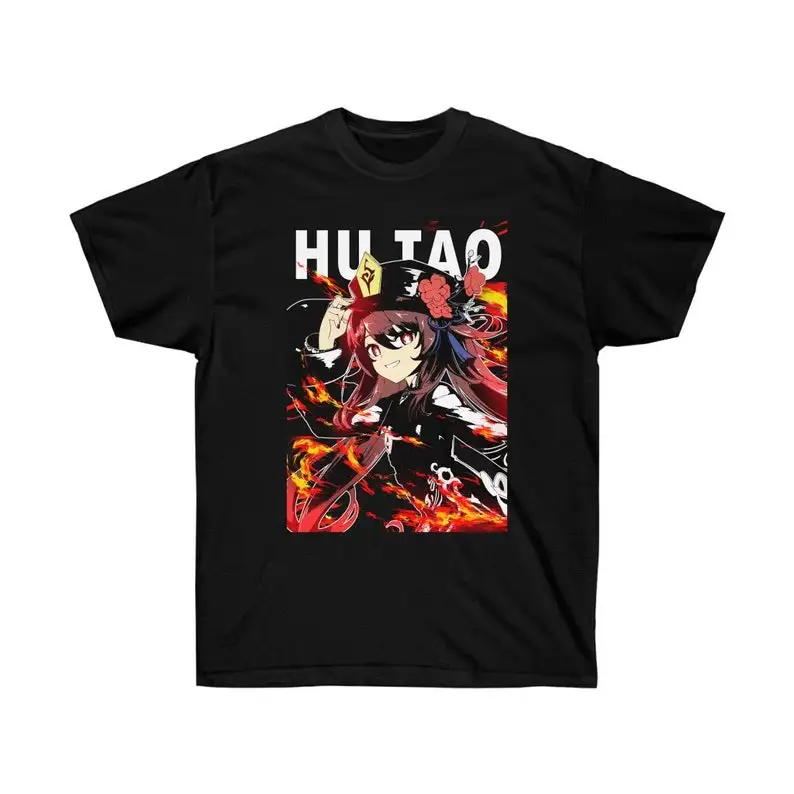 Genshin impact Hu tao Hutao Genshin Shirt Unisex Ultra Cotton Tee T-Shirt Shirt