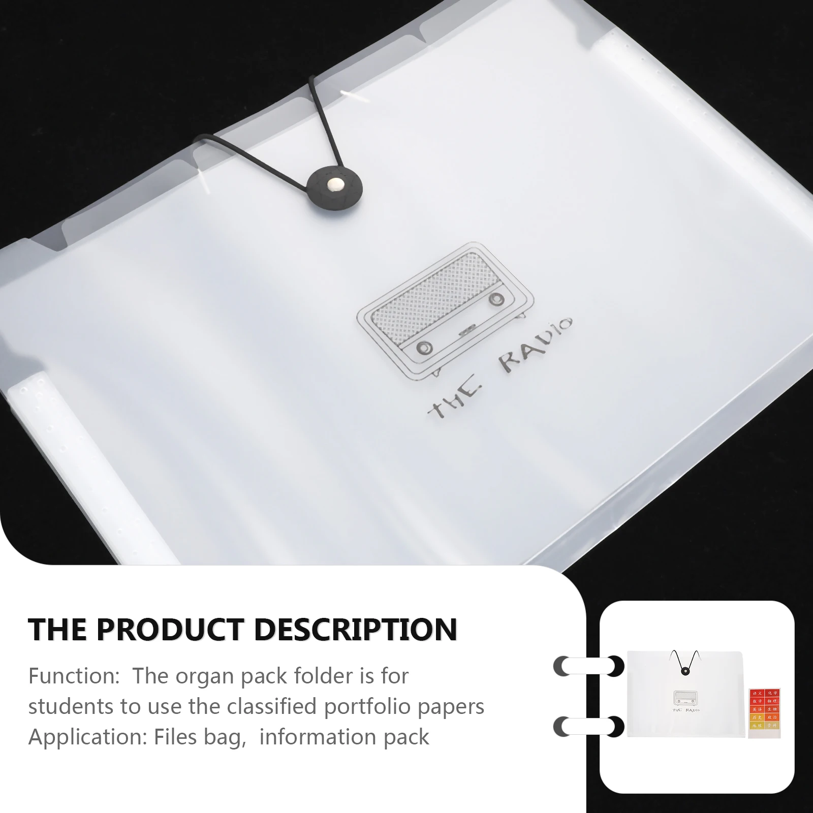 

Portable Accordion File Document Organizer Plastic Pp Material Office Supply Storage Folder For Documents Cards Travel