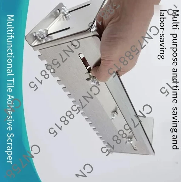 400-800mm Adjustable Notched Trowel Mortar Comb，For Fast and Equal Application of Adhesive on The Floor