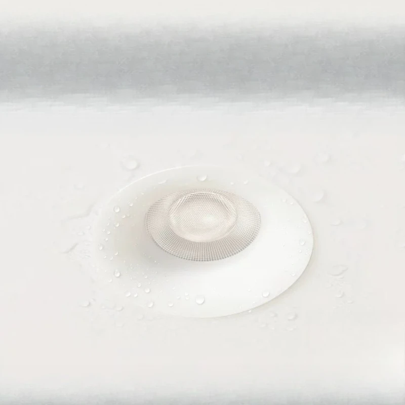 Borderless waterproof spotlight Puri full spectrum embedded 75mm dustproof and fog-proof bathroom kitchen and bathroom
