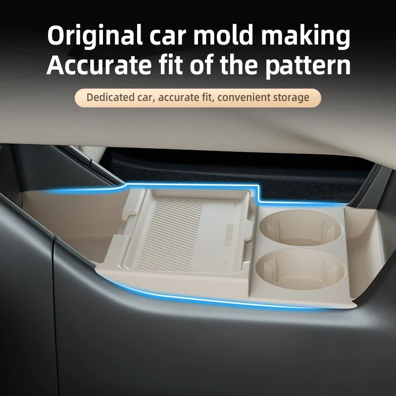 

Силиконовый коврик-органайзер для центральной консоли BYD Seal 6 EV Qin 2025 года, для хранения под центральным управлением, для интерьера автомобиля